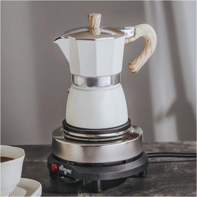 China Exclusive Large Capacity 300ml 6cups Cafetera Espresso Coffee Maker Moka Pot for sale