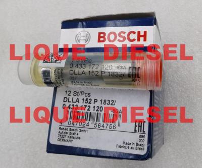 Chine Gicleur d'essence commun de rail de BOSCH 0433172120, DLLA152P1832, 0 433 172 120, DLLA 152 P 1832 à vendre