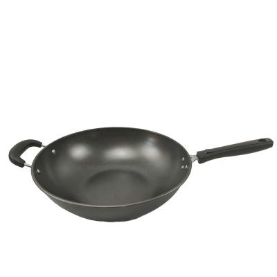 China 2022 Viable Hotsale Factory Direct Chinese Cooking Woks Non Stick Cook Wok Pan With Two Handles for sale