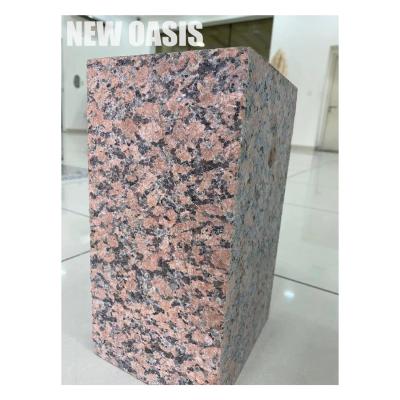 중국 Dark red with black spots color G562 Maple red granite  for cube stone paving driveway 판매용