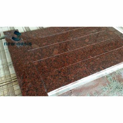 China Indian Ruby red granite polished zu verkaufen