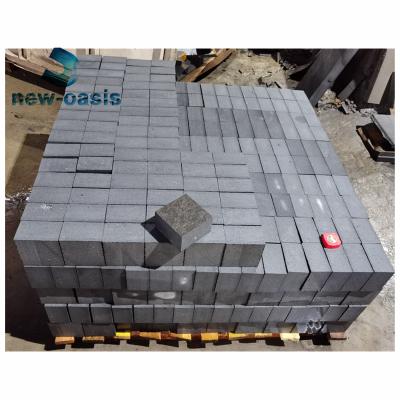 China Rough top flamed Black basalt stone zu verkaufen