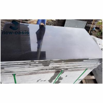 China Big size polished  black basalt tile for sale