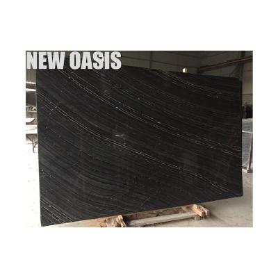 China China Antique Wood Black Forest Marble, Antique Serpeggiante Zebra Black marble polish slabs tiles   for floor and wall for sale