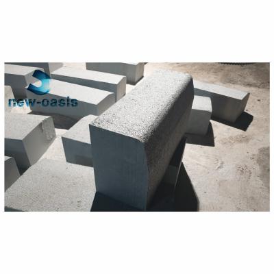 China Chinese Dark grey medium grey G654 curved stone kerbstone curbstone road boarder paving  outdoor paving  for wholesale à venda