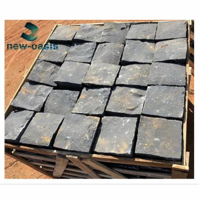 China Natural black basalt paving stone à venda