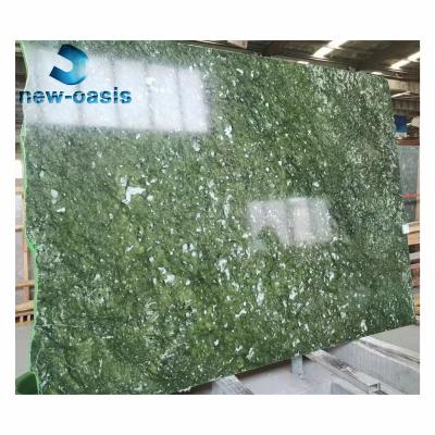 China Ming green marble gangsaw slab for sale