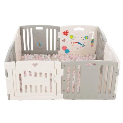 China 2020 modern eco-friendly adjustable plastic playpens for European standard for sale