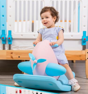 China Easy Assembly Cheap Plastic Baby Rocking Horse for sale