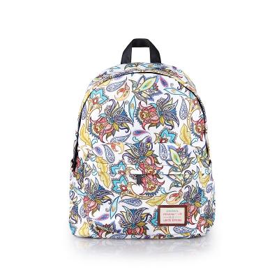 China Waterproof Custom Sublimation Flower Bagpack Teenage Girls Women School Bagpack for sale