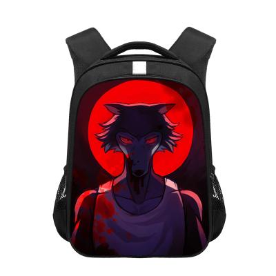 China Factory Wholesale Anime Waterproof 16 Inch Backpack Beastars School Bags For Kids Bookbag Kids Daily Backpack Best Gift for sale