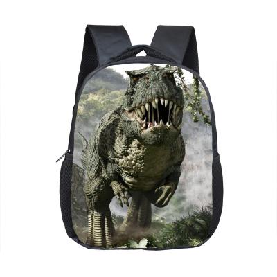 China 12 Inch Cartoon Dinosaur Backpack Waterproof Kids School Bags For Boys Girls Kindergarten Bags Children Toddler Backpack Bookbag for sale