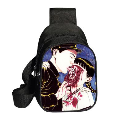 China High Quality Anime Waifu/Sugoi Senpai Waist Packs Sling Bag Cross - Horror Manga Canvas Messenger Bag Body Outdoor Sport Shoulder Chest Bag for sale