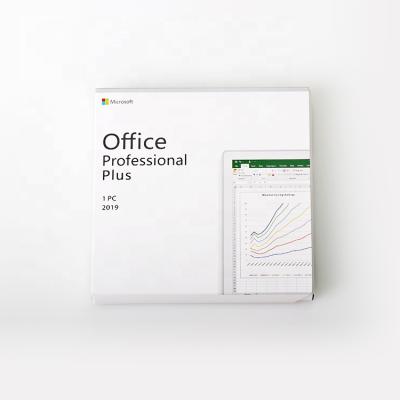 China Wholesale Office 2019 Software Microsoft Pro DVD Office Plus Pro Plus 2019 Life Key Office 2019 Pro Plus for sale