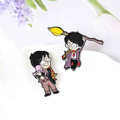 China Harry Potter Brooch Lapel Pin Mermaid Brooch Pin Enamel Pin Cheap Cartoon Badge From Europe Lovely for sale