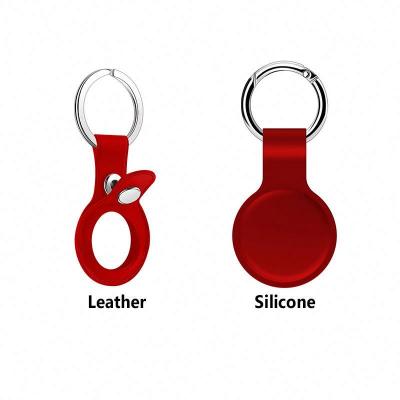 China Protection And Decoration Hot Sale Key Chain Airtag Holder Leather With Most Affordable for sale