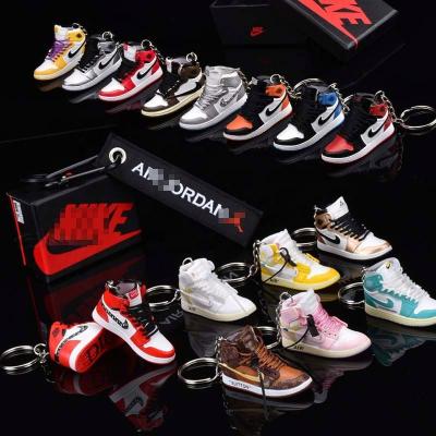 China Rubber Fashionable Sneaker Key Chain With Box With Most Affordable for sale