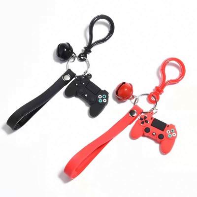 China Cute Car Keychains Bag Cute Car Keychains Gamepad Friend Controller Gamepad PVC Game Machine Key Chain Game Hanging Keychain for sale