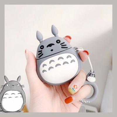 China For Earphone Cute Cartoon Totoro Design For Airpods Cover Shockproof Box For Airpods Silicone Case Promotional Gift For Airpods 2 Case for sale