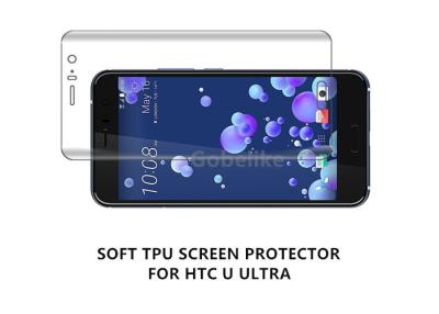 China Fragmento del claro del cuerpo entero del protector de la pantalla de HTC U ultra TPU arriba - prueba en venta