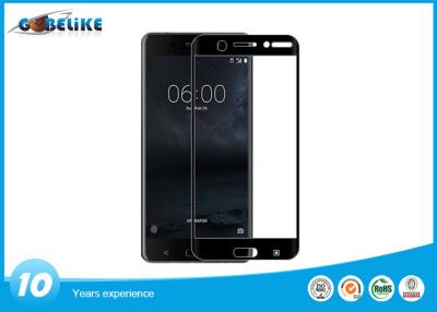 China Nokia 6 2,5 D ausgeglichene Glasvolle deckung 0.33mm des Glas-Schirm-Schutz-2,5 D AGC zu verkaufen