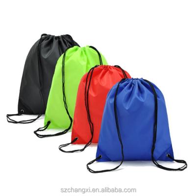 China Fashoion Polyester Material And Drawstring Bag Style Drawstring Bag Shopping Bag for sale