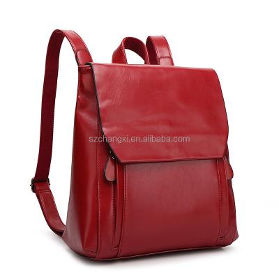 China Newest Lightweight Backpack Genuine Leather Bag Laptop Backpack for sale