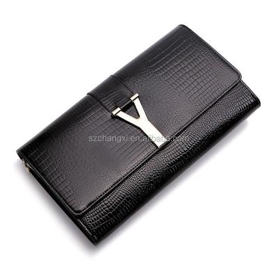 China Lady genuine leather wallet mobile phone wallet new style women's card wallet products for sale