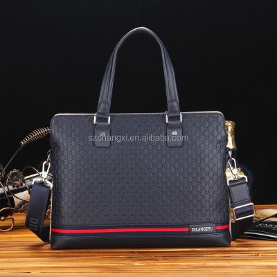 China 2017 Fashion Lightweight Top Trend Bag Genuine Leather Laptop Business Man Handbag for sale