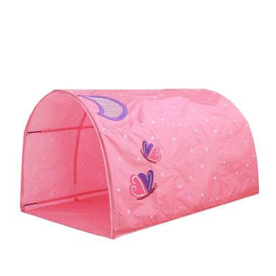 China Professional Tent De Items Practical Sports Toy Good Quality Pink Princess Peach Skin Cloth For Babies Baby Tent Bed for sale