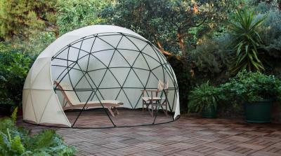 China New 2.4 PVC Garden Greenhouse Modern Transparent Bubble Advertising Inflatable Clear Dome House Air Tent Glamping Tent for sale