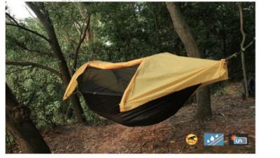 China Extended Type Durable 210T Polyester 2000 PU Outdoor Camping Hammock Fishing Mosquito Net With Hanging Cover Tree Tent for sale