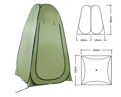 China Extended type to 2021 new style 1-2ppl cheap automatic camping outdoor shower toilet dressing privacy pop up tent beach tent for sale