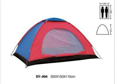 China Extended Type High Quality Cheap 2ppl Camping Trekking Picnic Beach Outdoor Fishing Hike Tent for sale