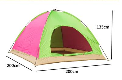 China Extended Type 2021 New Products PU Polyester Easy Installed Outdoor Camping Trekking Picnic Beach Fishing Hike Tent for sale