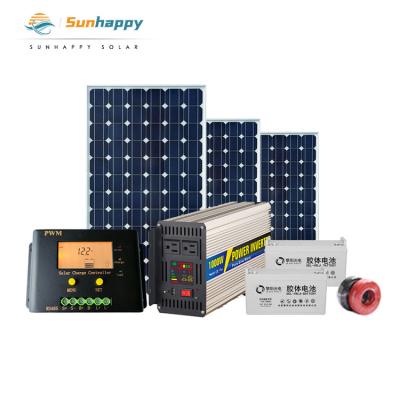 China Home: Simple and easy to power solar panel 15kw 10 kw with battery off grid solar power system for home for sale