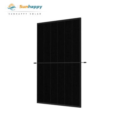 China Double Transparent Glass All Black Solar Cells 395w 400w 405w 410w 415w 108 Watt 182mmx182mm for sale