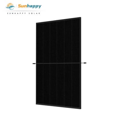 China China Manufacturer Factory Price Full Black Power Panels Mono Solar Panel 182mmx182mm for sale