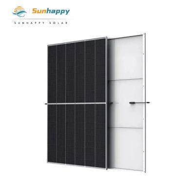 China SHM410--430HM 400 /425 Economical Multifunction Foldable Black Panels Half Cut Solar Panel 182*91mm for sale