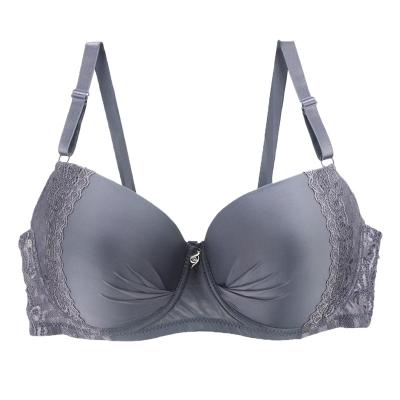 China New QUICK DRY sexy underwear 44/100 46/105 48/110 50/115 DE Cup Female bras radio adjust lace plus size lingerie for sale