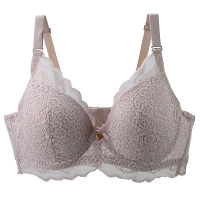 China 2022 New sexy lace QUICK DRY floral women cup bras 36/80 38/85 40/90 42/95 44/100 46/105 CD cup lift up underwear plus size lingerie for sale