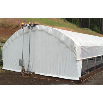 China Vegetable Flowers Hot Selling Fruit Hot Dip Galvanized Frame Film Cover Greenhouse for sale