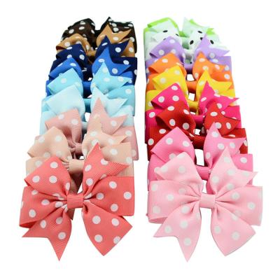 China Decorate LBV Border Children's Accessories Amazone S than Dot Rib With Bow Hairpin Children's Hairpin Accessories Cut Headdress for sale