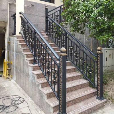 China Easily Compiled Modern Handrail Balustrade Design For Exterior Staircase for sale