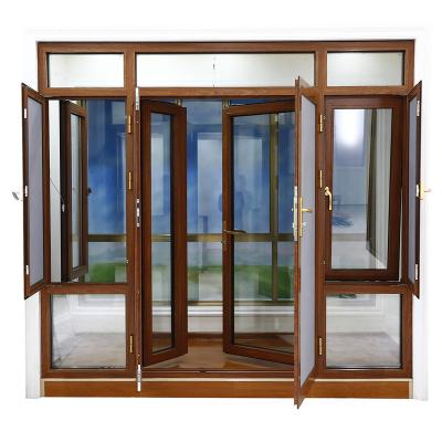 China Factory Price Modern Powder Coated Aluminum Sliding Windows and Doors Wholesale for sale