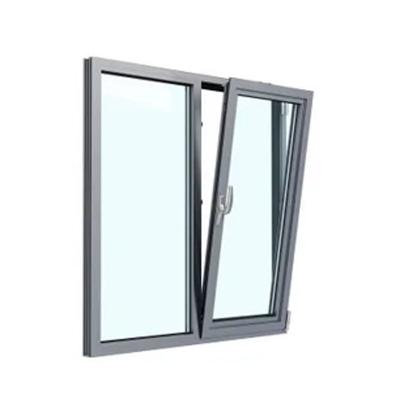 China China factory cheap price aluminum swing casement double windows with top hung aluminum awning window for sale