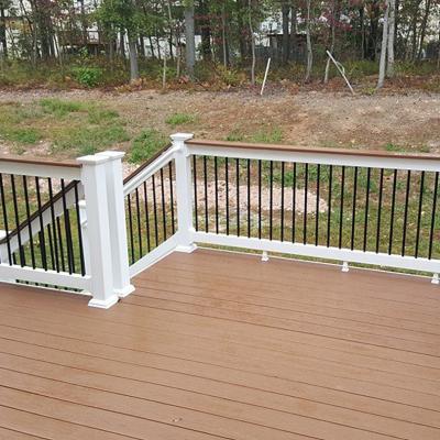 China Easily Assembled Modern High Quality Anti Climb Powder Coated Aluminum Outdoor Privacy Railing for sale