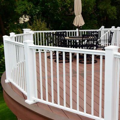 China Easily Assembled Powder Coated Villa Building Modern Metal Privacy Railings Decorative Aluminum Garden Railing for sale