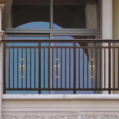 China Powder Coated Aluminum Balustrade New Products Customized Easily Assembled Balcony Balustrade Stair Rail for sale