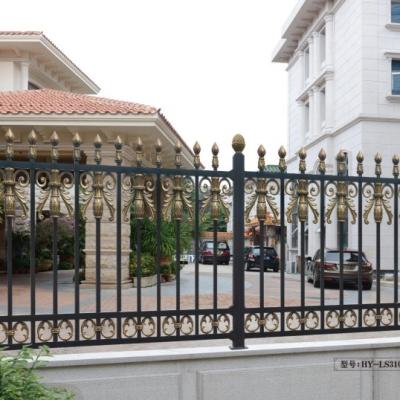 China Customized High Quality Horizontal Aluminum Railing Decorative Yard Entrance Easily Assembled for sale